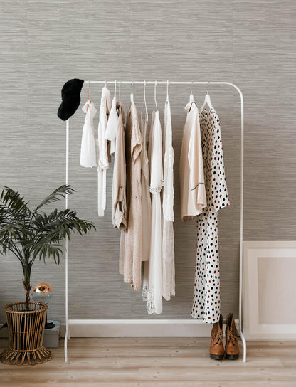 Harmony Exhale Faux Grasscloth Wallpaper