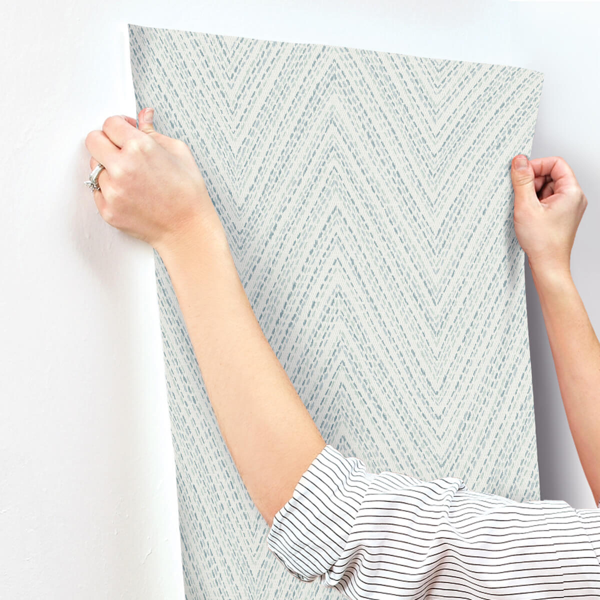 Haberdashery Lainey Chevron Wallpaper