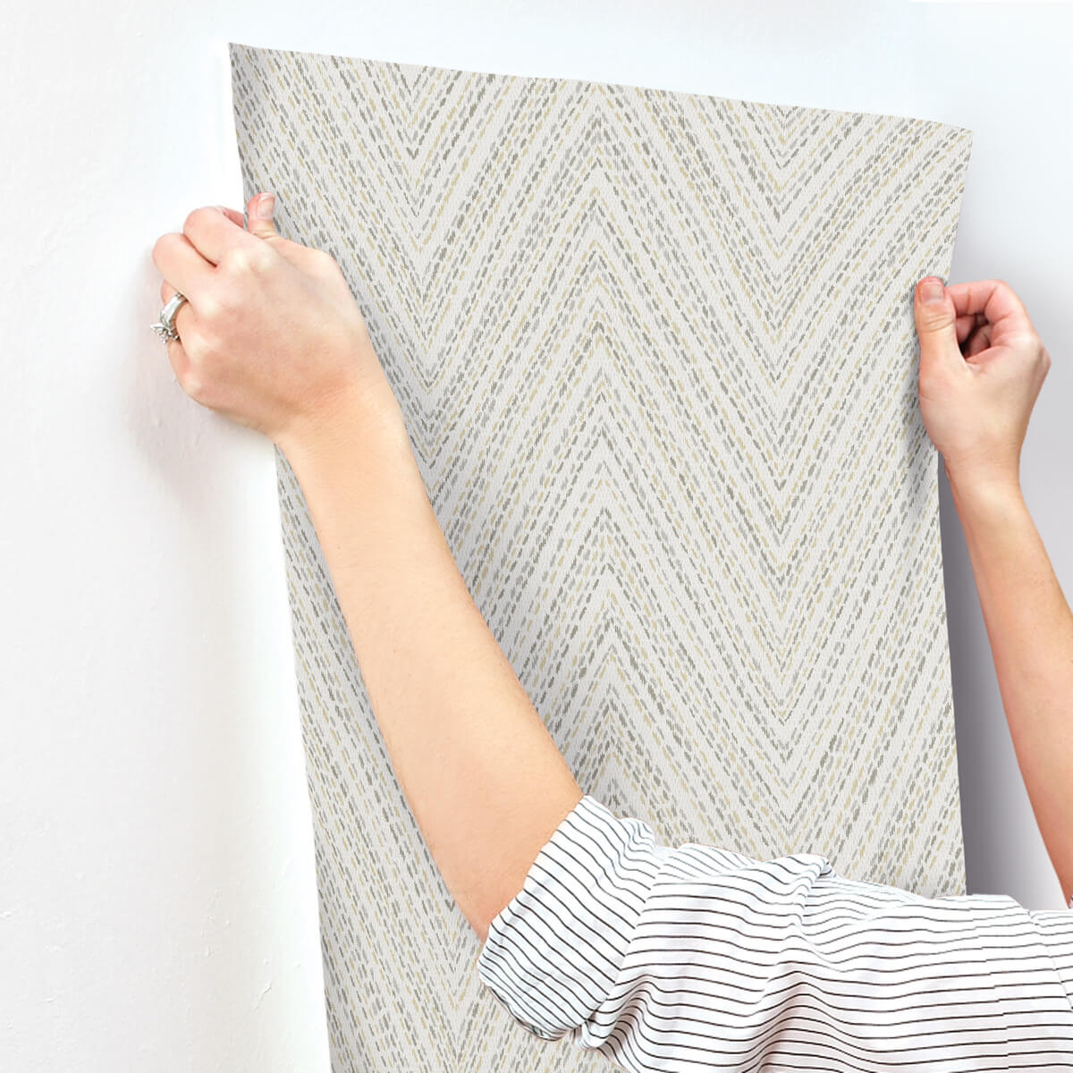 Haberdashery Lainey Chevron Wallpaper
