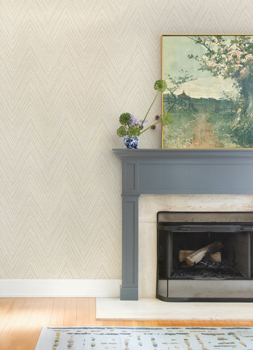 Haberdashery Lainey Chevron Wallpaper