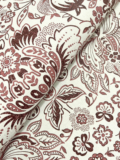 Haberdashery Blanche Floral Damask Wallpaper