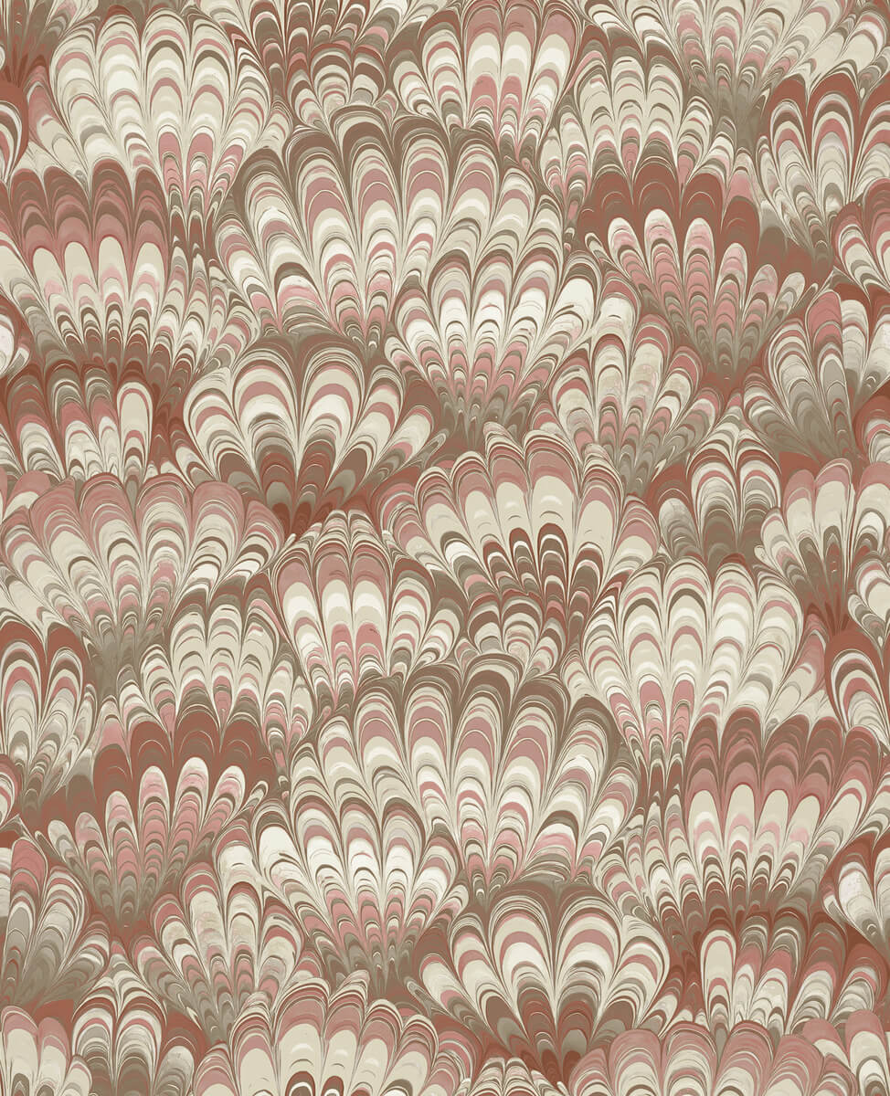 Haberdashery Octavia Marbled Ink Wallpaper