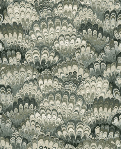 Haberdashery Octavia Marbled Ink Wallpaper