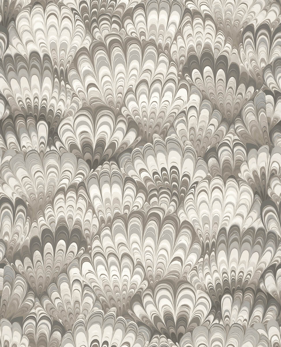 Haberdashery Octavia Marbled Ink Wallpaper