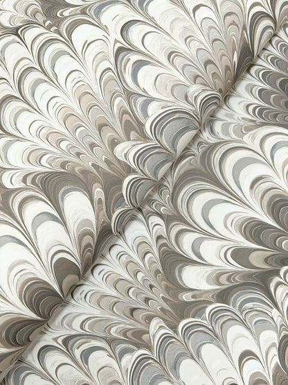 Haberdashery Octavia Marbled Ink Wallpaper