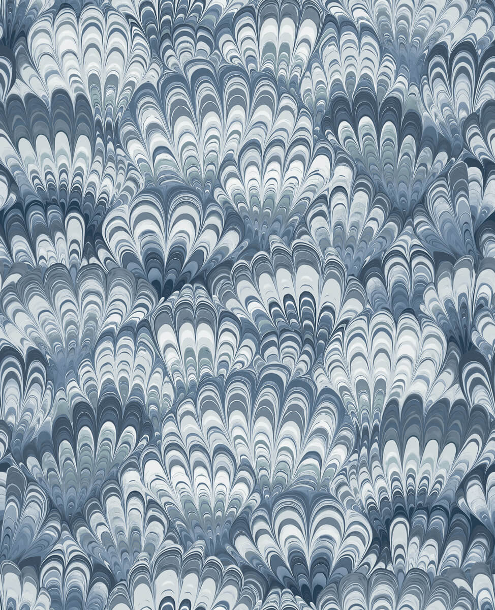 Haberdashery Octavia Marbled Ink Wallpaper