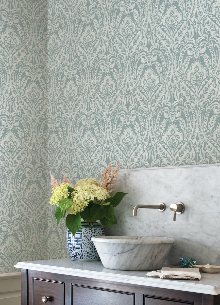 Haberdashery Berkshire Damask Wallpaper