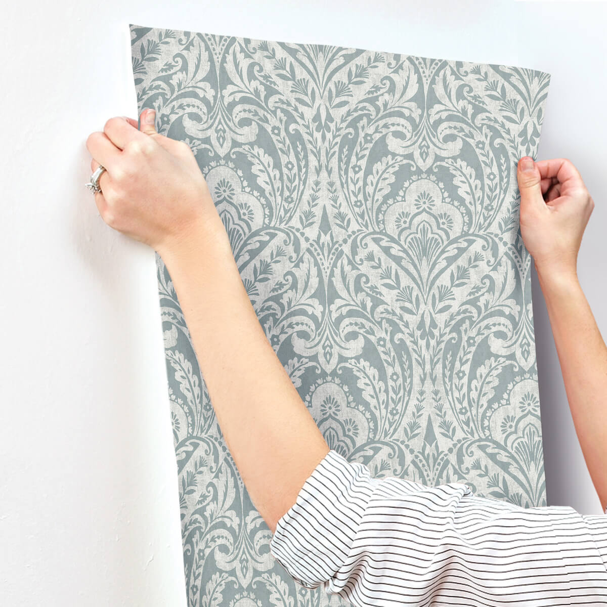 Haberdashery Berkshire Damask Wallpaper