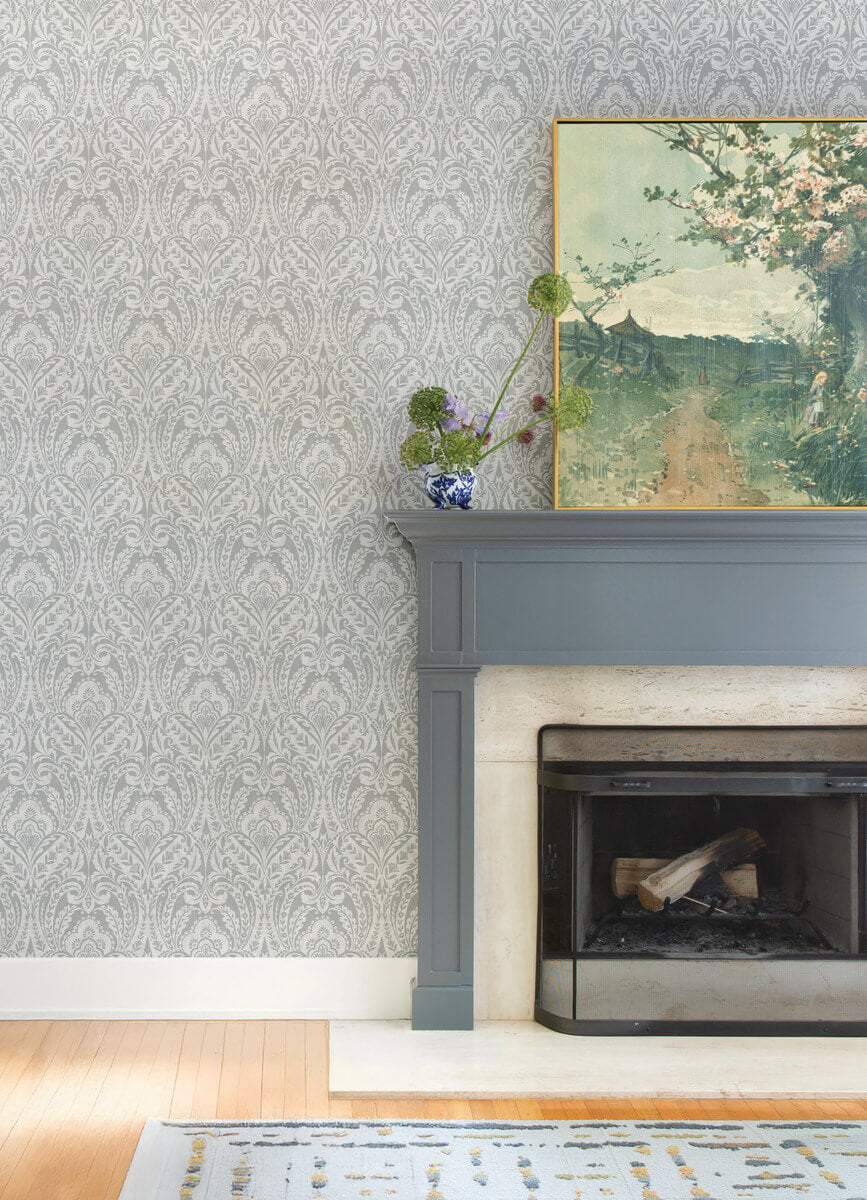 Haberdashery Berkshire Damask Wallpaper