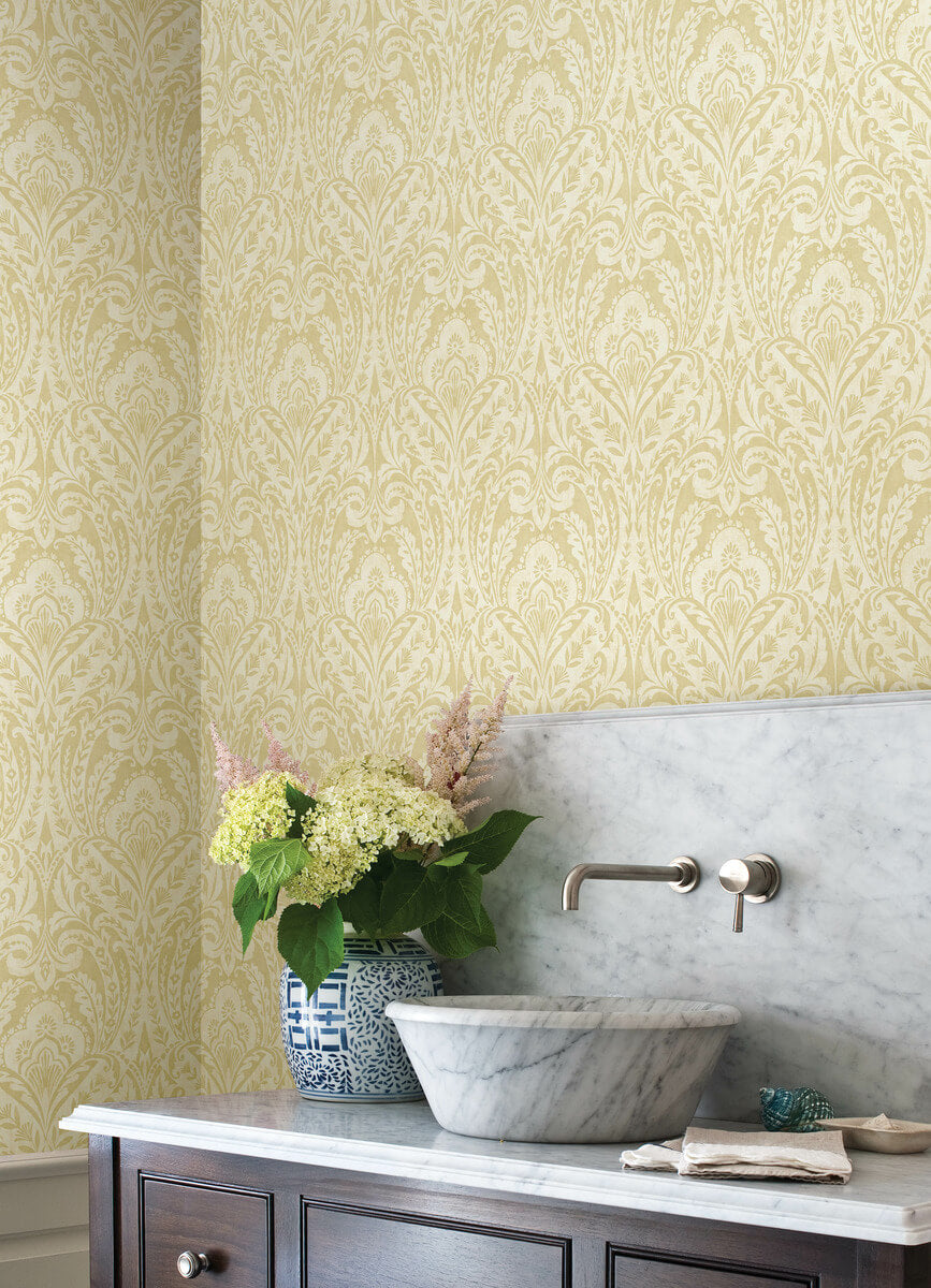 Haberdashery Berkshire Damask Wallpaper