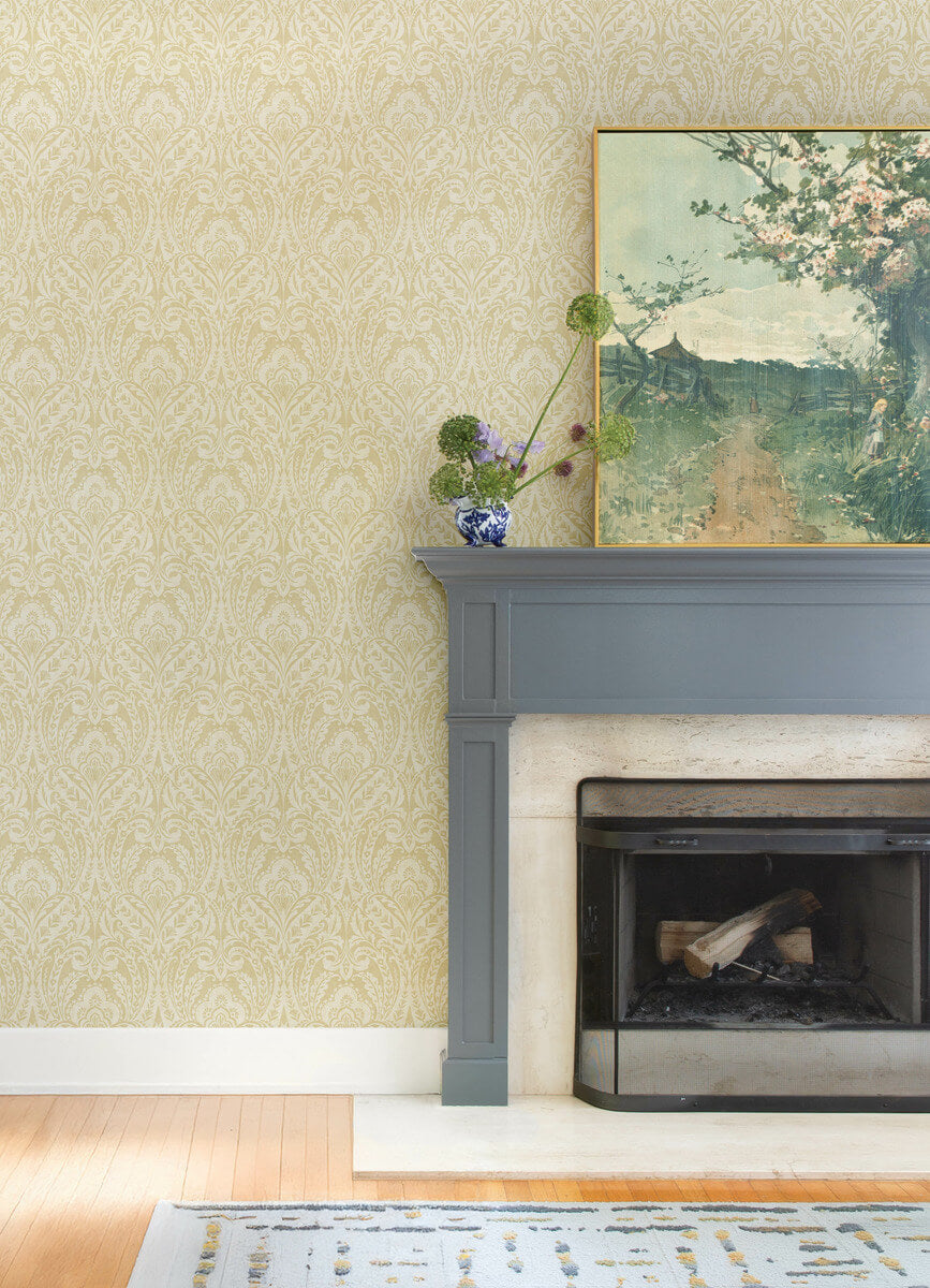 Haberdashery Berkshire Damask Wallpaper