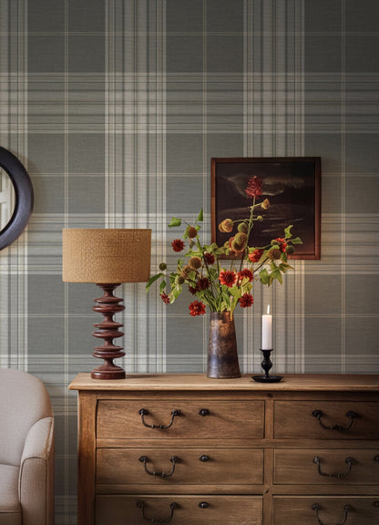 Haberdashery Westley Plaid Wallpaper