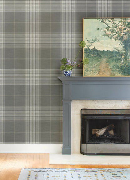 Haberdashery Westley Plaid Wallpaper