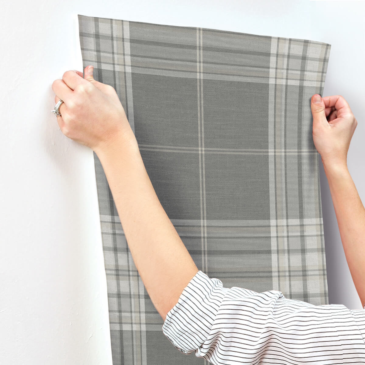 Haberdashery Westley Plaid Wallpaper