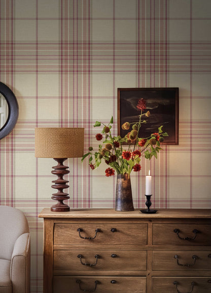 Haberdashery Westley Plaid Wallpaper