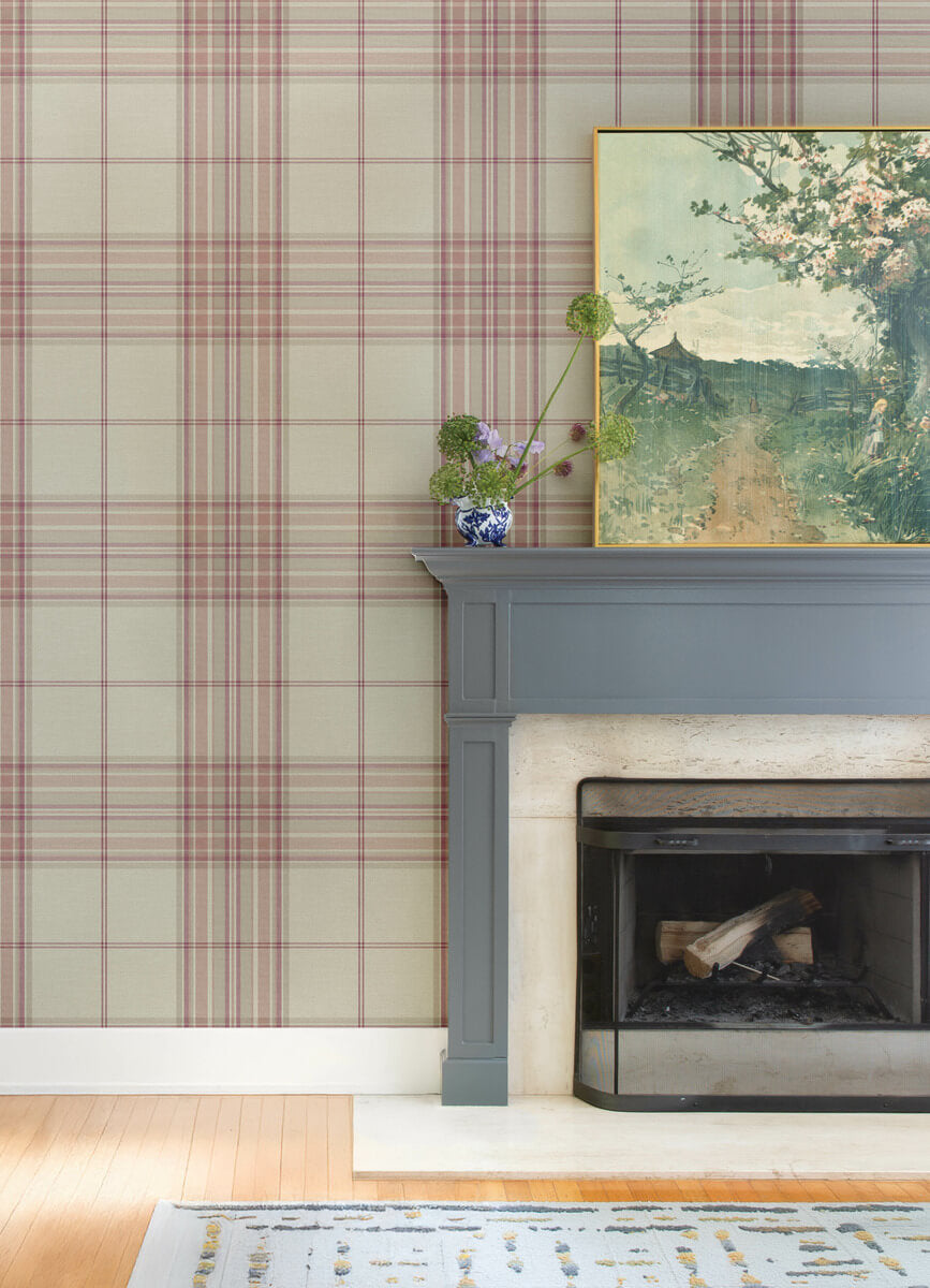 Haberdashery Westley Plaid Wallpaper