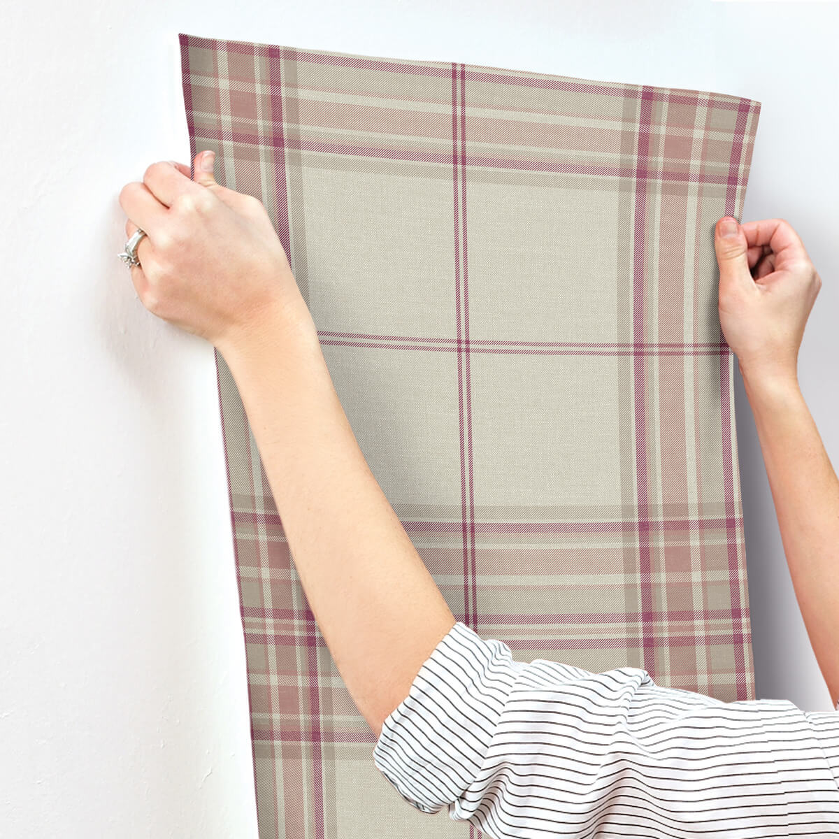 Haberdashery Westley Plaid Wallpaper