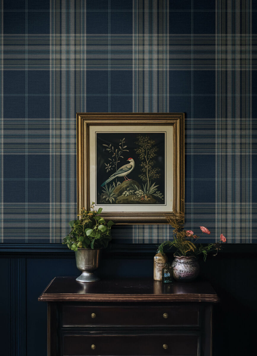 Haberdashery Westley Plaid Wallpaper