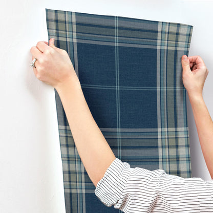 Haberdashery Westley Plaid Wallpaper