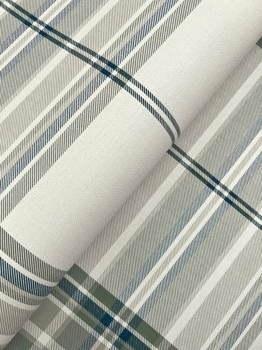 Haberdashery Westley Plaid Wallpaper