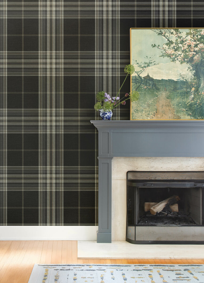 Haberdashery Westley Plaid Wallpaper