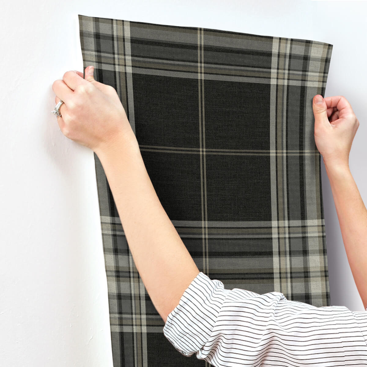 Haberdashery Westley Plaid Wallpaper