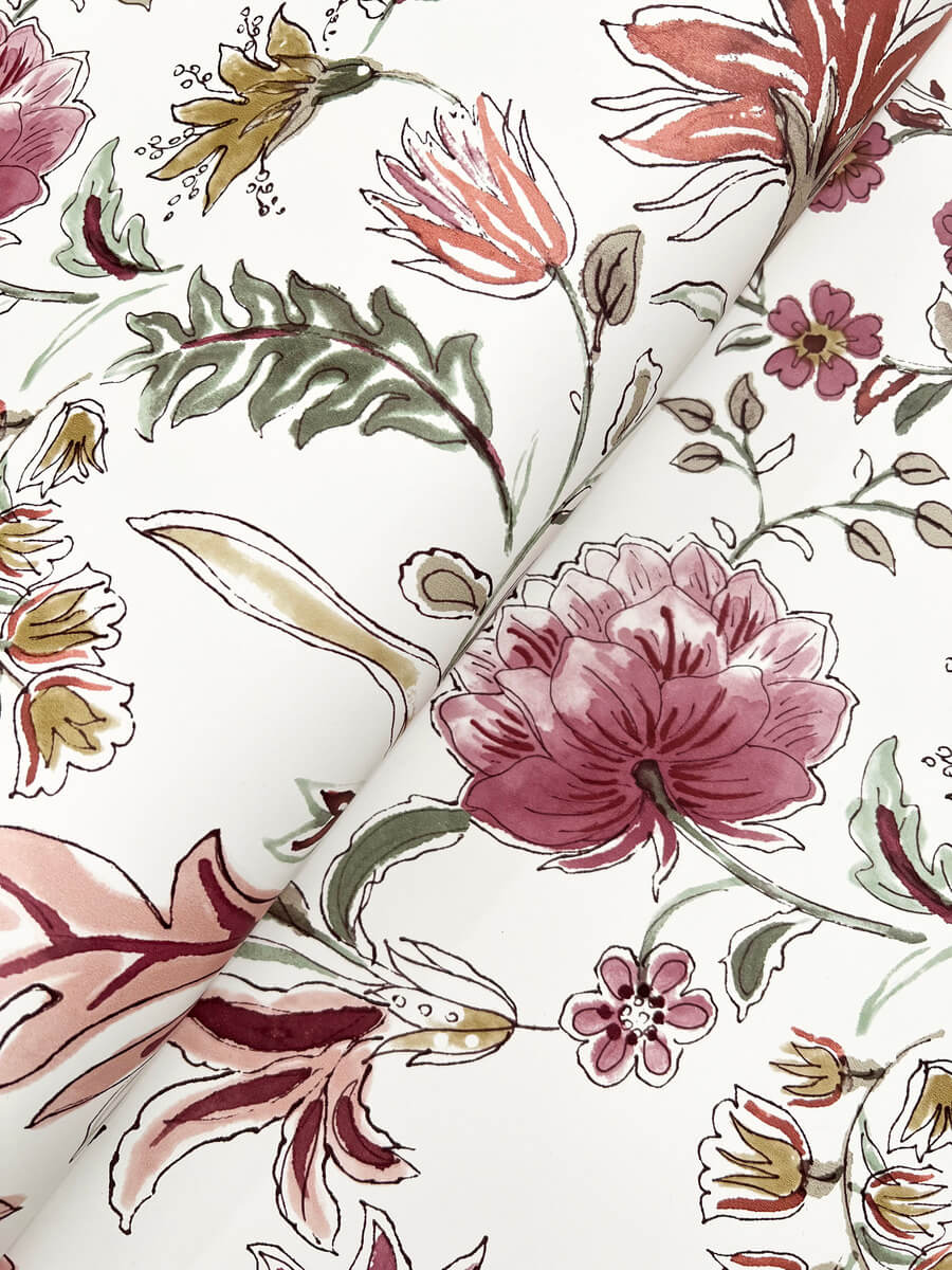 Haberdashery Teonna Floral Wallpaper