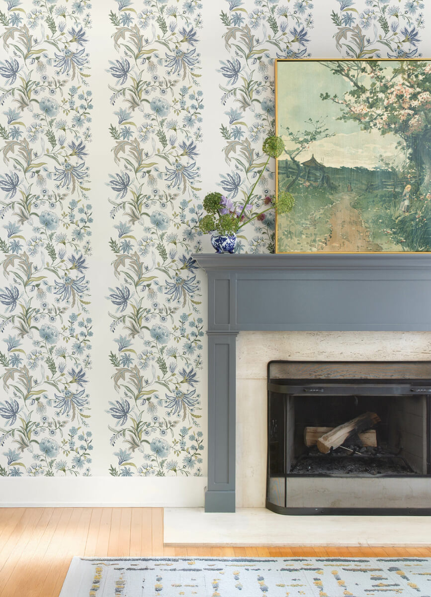 Haberdashery Teonna Floral Wallpaper