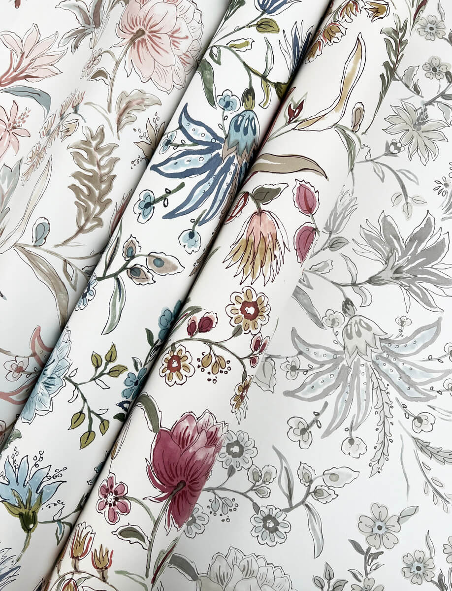 Haberdashery Teonna Floral Wallpaper
