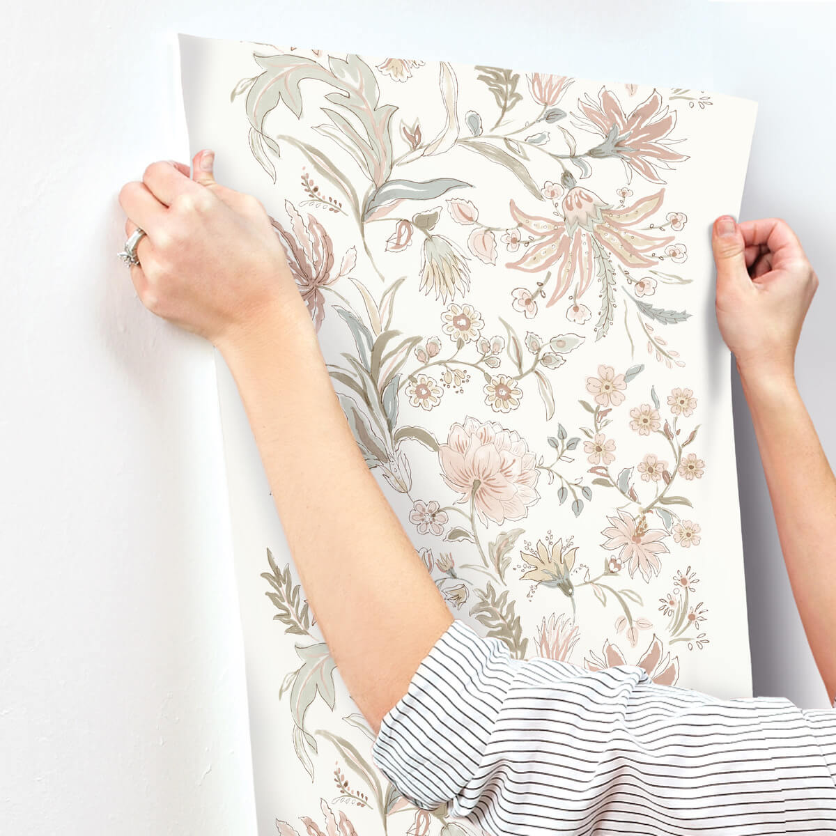 Haberdashery Teonna Floral Wallpaper