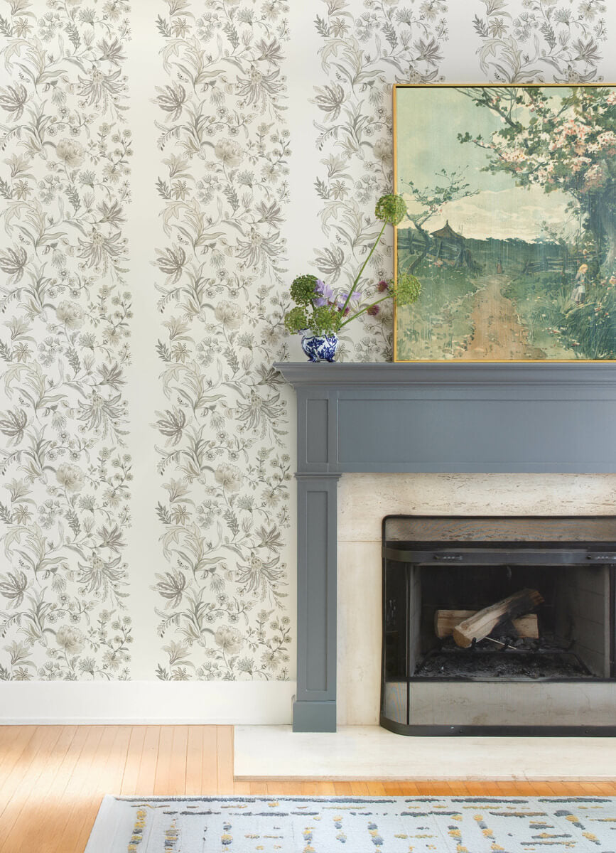 Haberdashery Teonna Floral Wallpaper