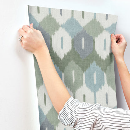 Haberdashery Abilene Ikat Wallpaper