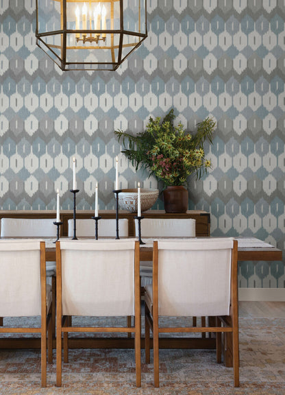 Haberdashery Abilene Ikat Wallpaper