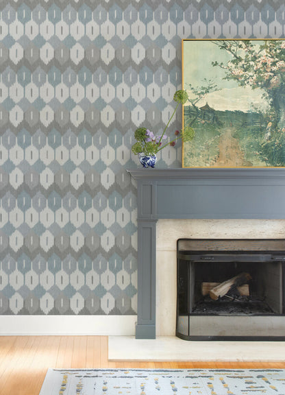 Haberdashery Abilene Ikat Wallpaper