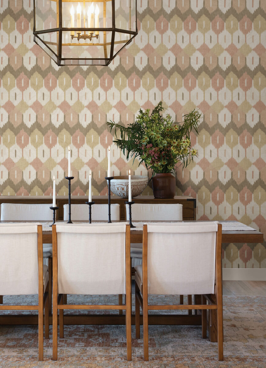 Haberdashery Abilene Ikat Wallpaper