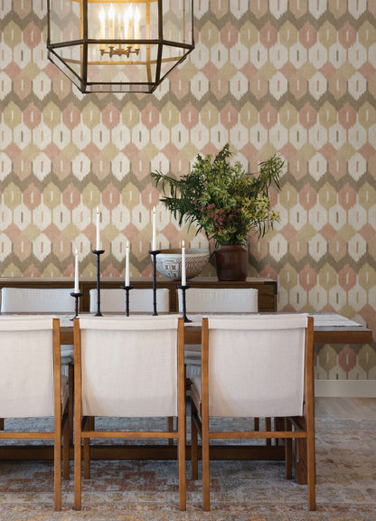 Haberdashery Abilene Ikat Wallpaper