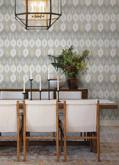 Haberdashery Abilene Ikat Wallpaper