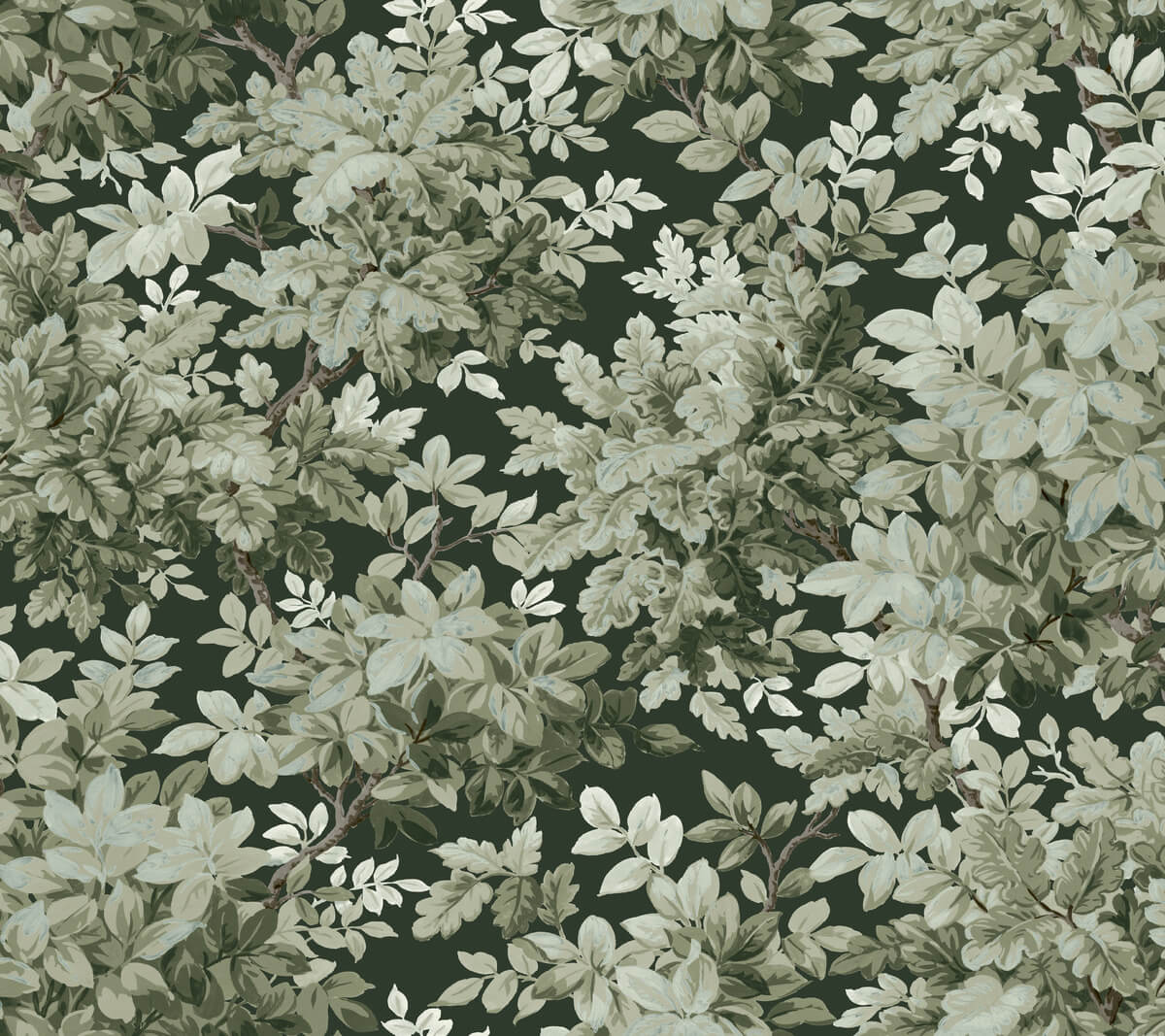 Haberdashery Greenwood Wallpaper