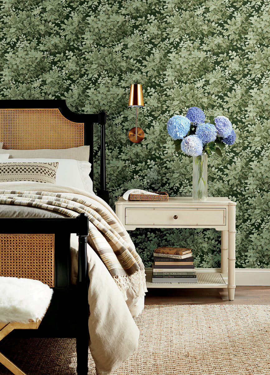 Haberdashery Greenwood Wallpaper
