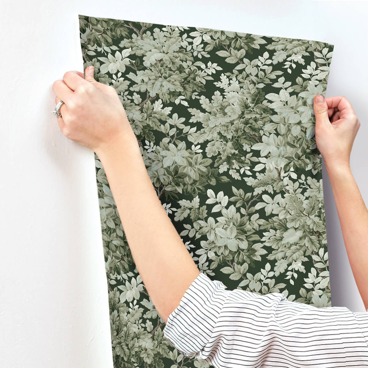Haberdashery Greenwood Wallpaper