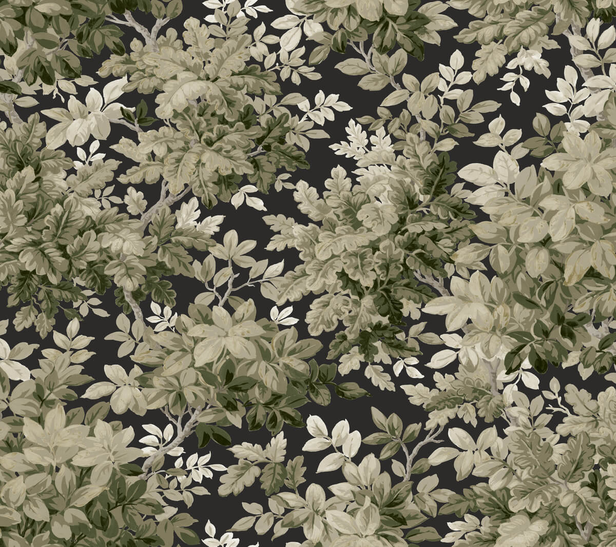 Haberdashery Greenwood Wallpaper