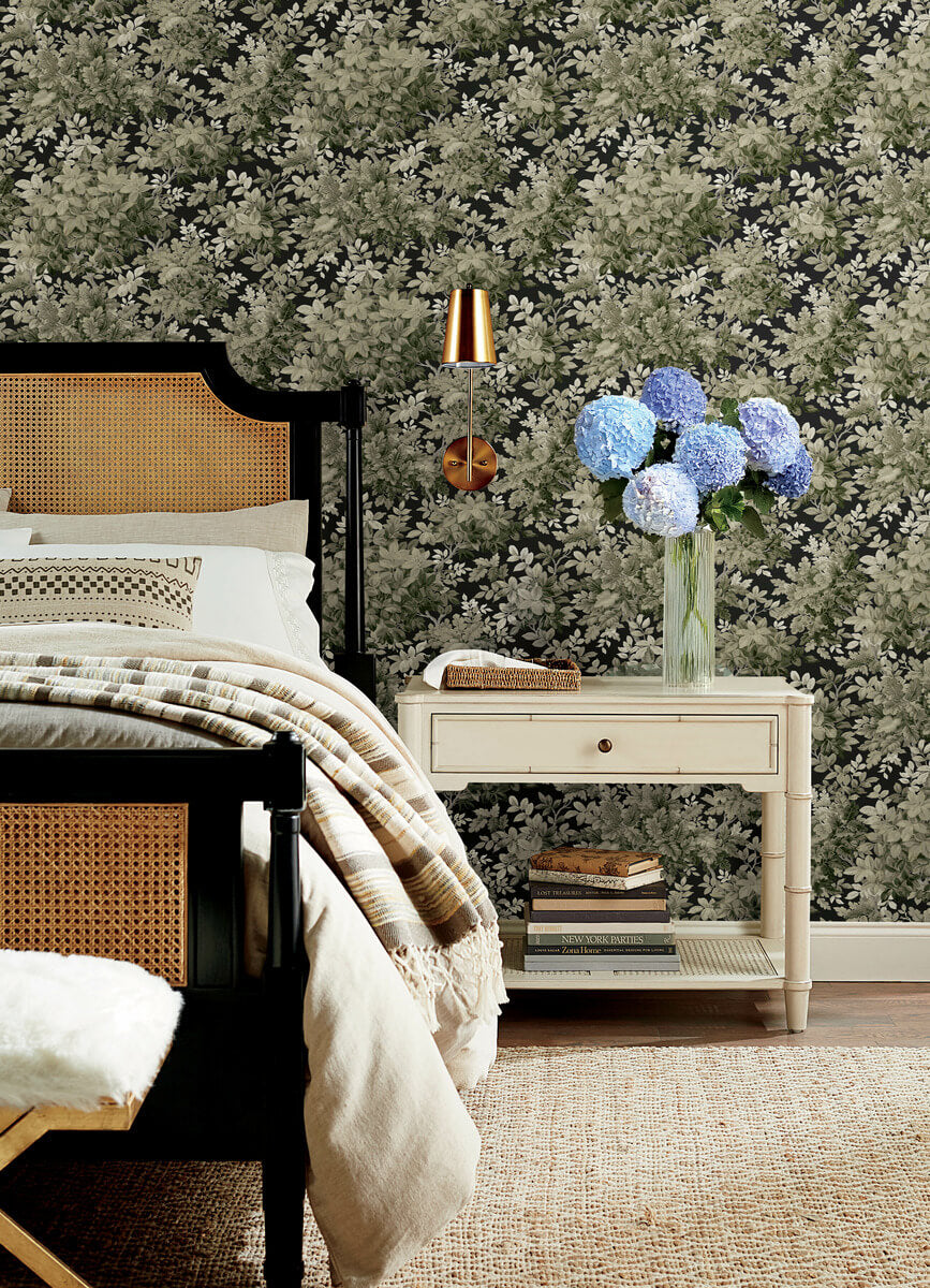 Haberdashery Greenwood Wallpaper