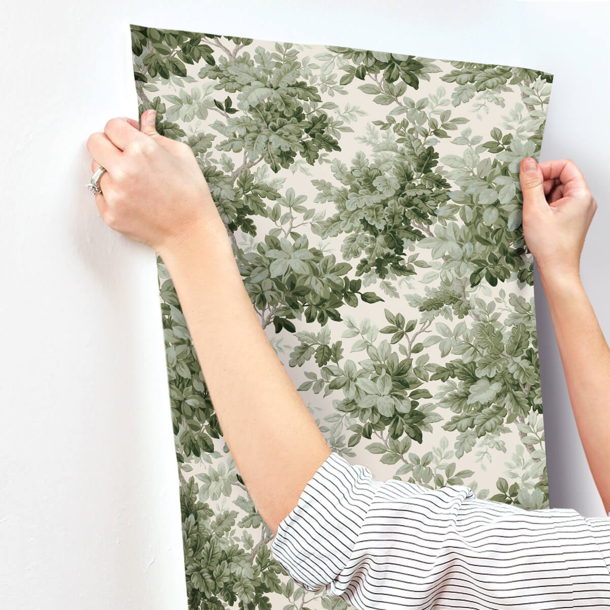 Haberdashery Greenwood Wallpaper