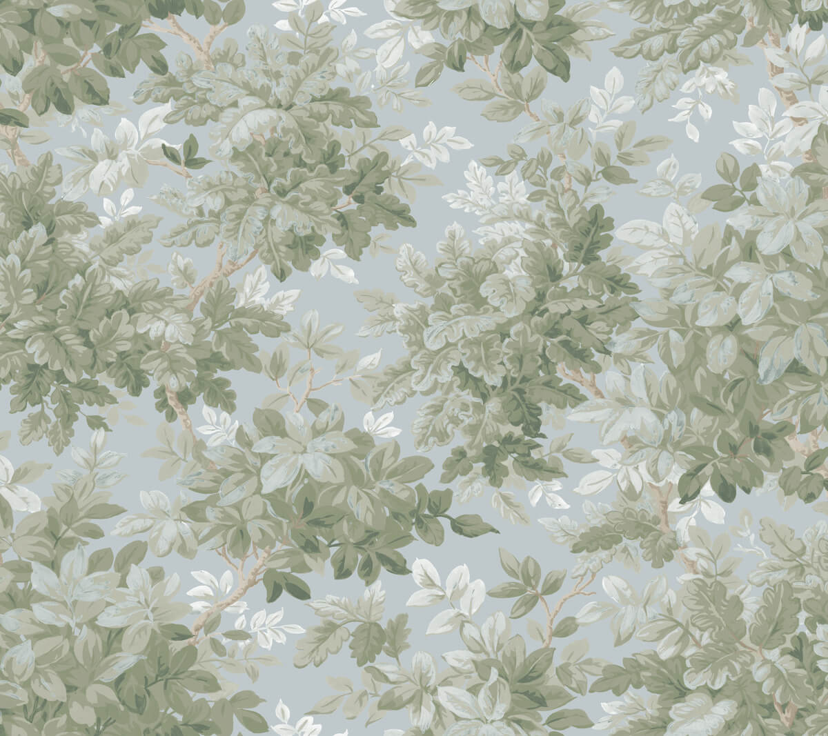 Haberdashery Greenwood Wallpaper