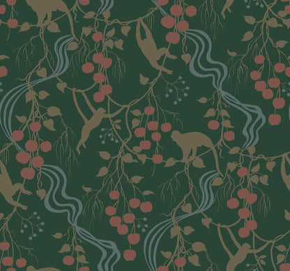 Haberdashery Linden Jungle Wallpaper