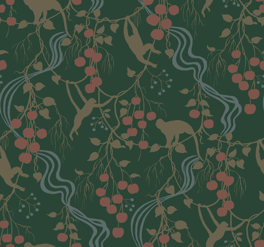 Haberdashery Linden Jungle Wallpaper