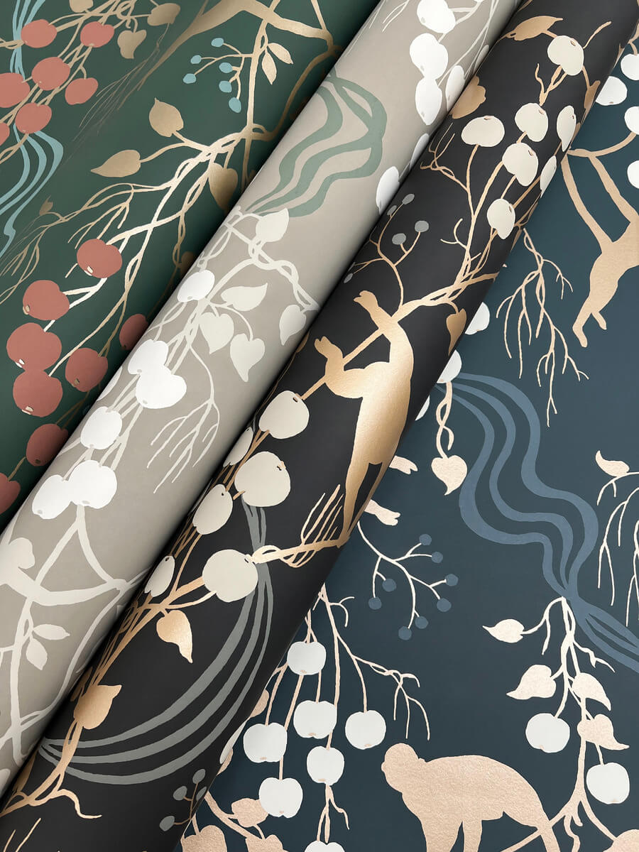 Haberdashery Linden Jungle Wallpaper