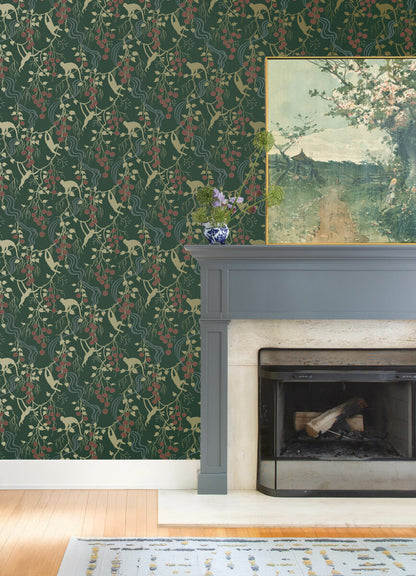 Haberdashery Linden Jungle Wallpaper