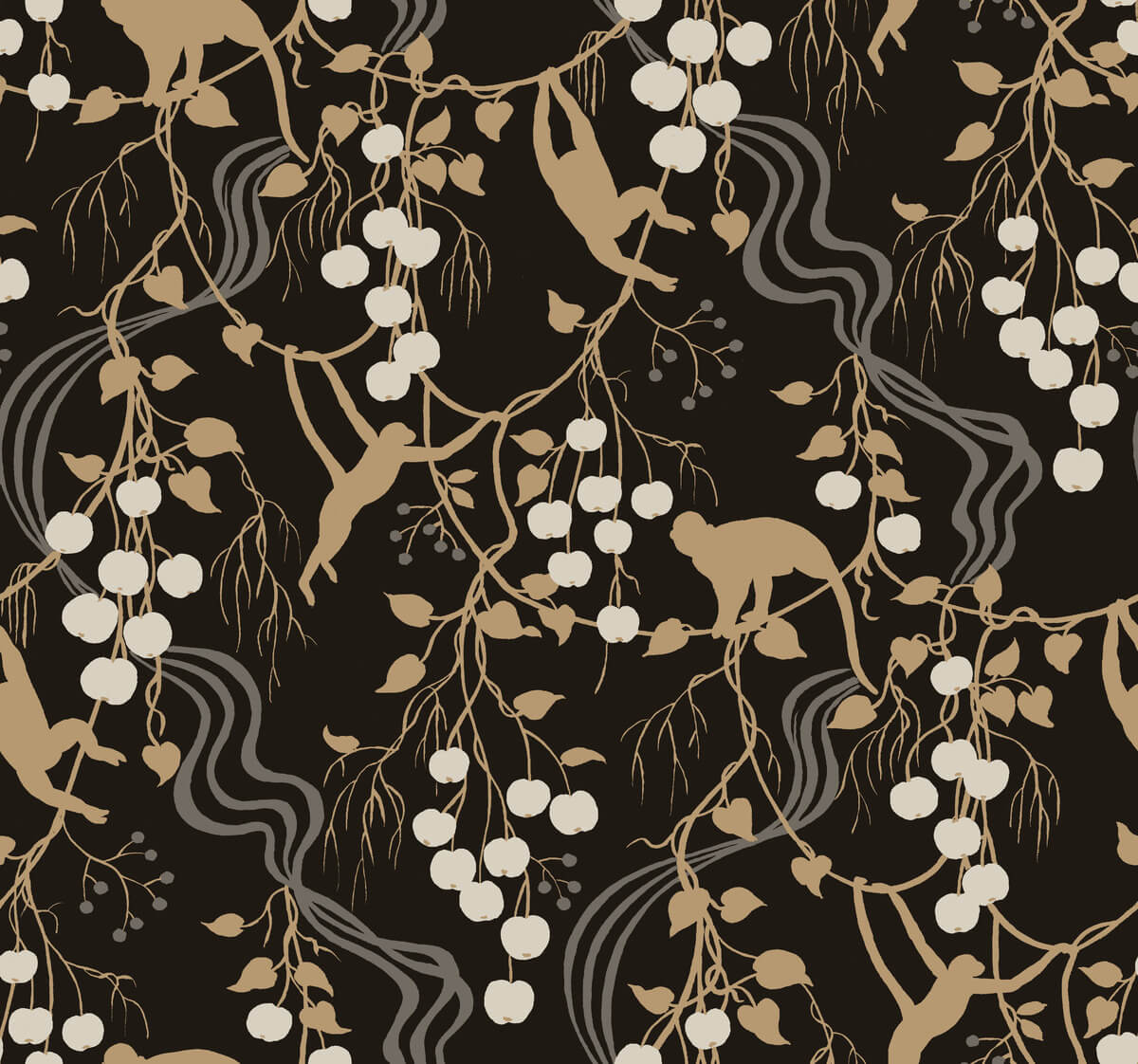 Haberdashery Linden Jungle Wallpaper
