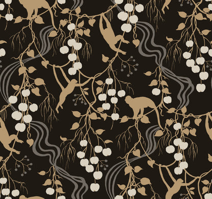 Haberdashery Linden Jungle Wallpaper